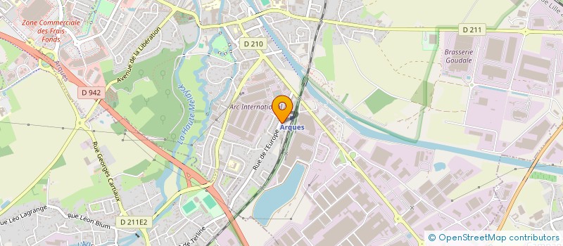 localisation de l'entreprise MADAME ANDREA KUROWSKI  ARQUES