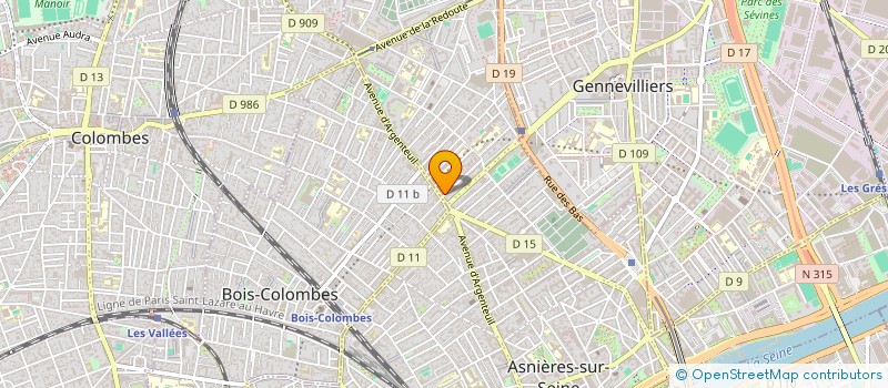 localisation de l'entreprise MADAME ANDREA LAFOUGERE à ASNIERES-SUR-SEINE