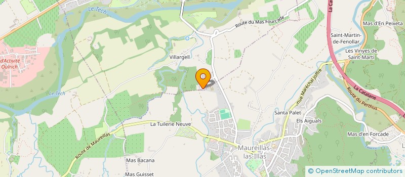 localisation de l'entreprise MADAME ANDREA LANGLASSE  SAINT-JEAN-PLA-DE-CORTS