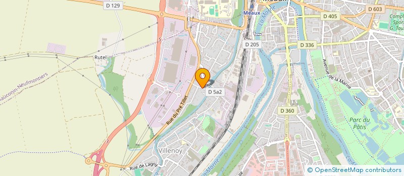 localisation de l'entreprise MADAME ANDREA LAURENT  VILLENOY