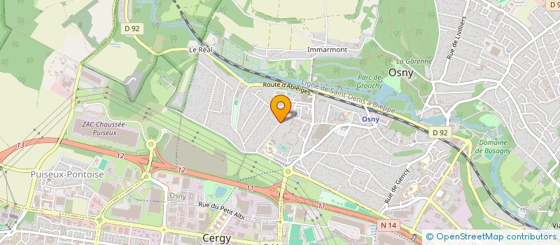 localisation de l'entreprise MADAME ANDREA LECANU  OSNY