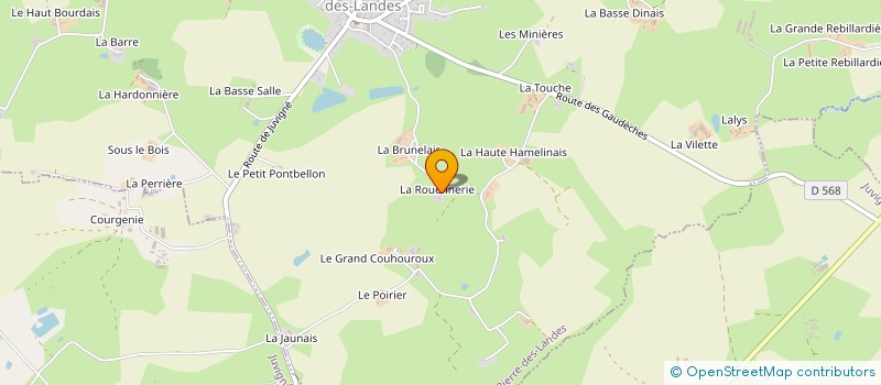 localisation de l'entreprise MADAME ANDREA LEFEBVRE  SAINT-PIERRE-DES-LANDES