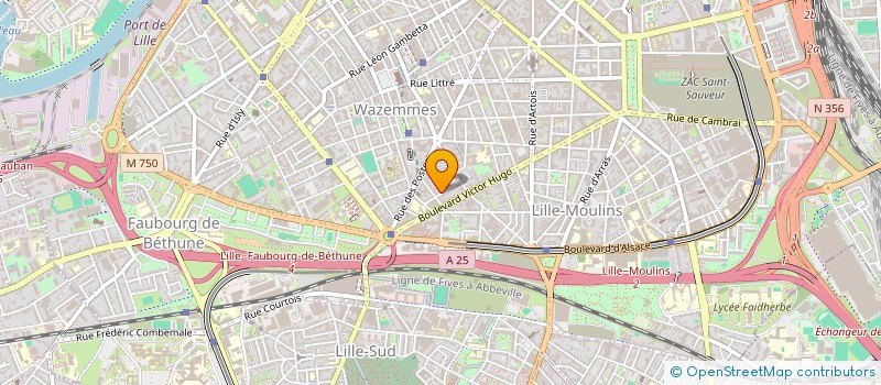 localisation de l'entreprise MADAME ANDREA LEMAIRE à LILLE