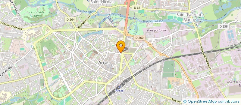 localisation de l'entreprise MADAME ANDREA LEMAITRE à ARRAS