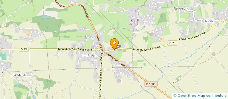 localisation de l'entreprise MADAME ANDREA LENTILLON  LA FRETTE