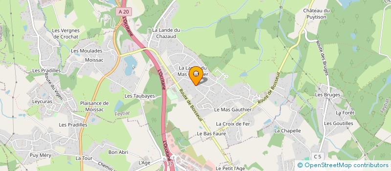 localisation de l'entreprise MADAME ANDREA LEPINE à FEYTIAT