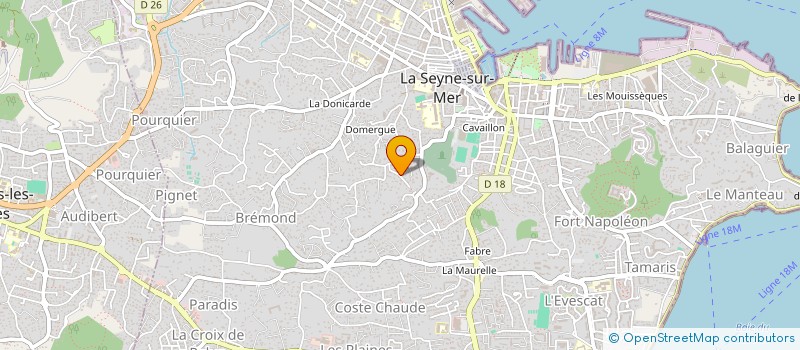 localisation de l'entreprise MADAME ANDREA LIVACHE  LA SEYNE-SUR-MER