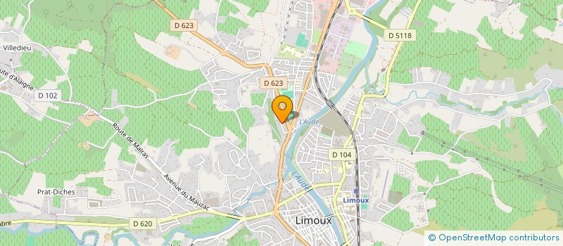 localisation de l'entreprise MADAME ANDREA LONDONO LOPEZ  LIMOUX