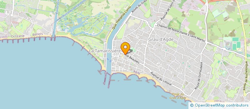 localisation de l'entreprise MADAME ANDREA LOPEZ  AGDE