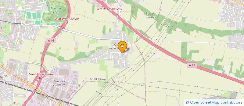 localisation de l'entreprise MADAME ANDREA LOZADA  SAINT-PRIEST