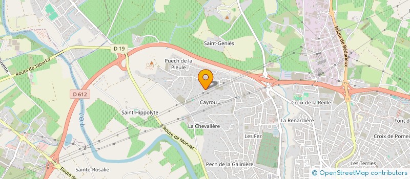 localisation de l'entreprise MADAME ANDREA LOZES  BEZIERS