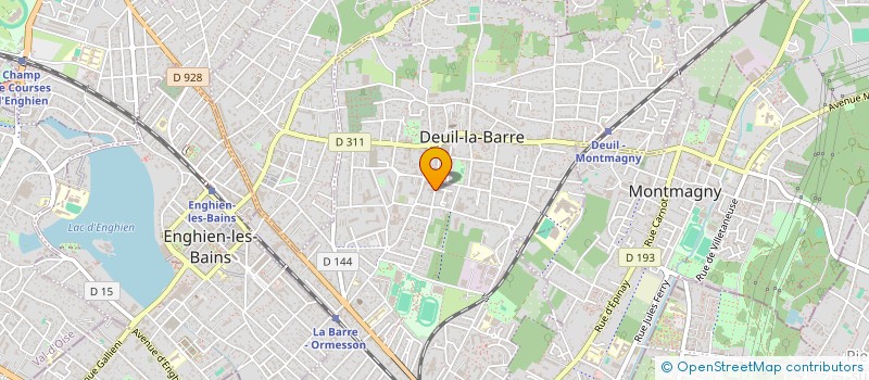 localisation de l'entreprise MADAME ANDREA LUSIGNANO  DEUIL-LA-BARRE