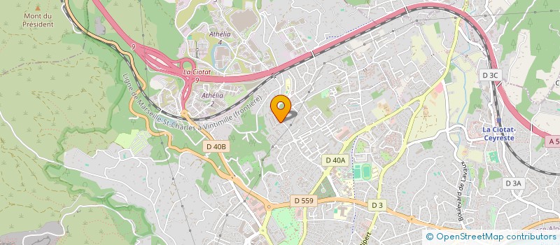 localisation de l'entreprise MADAME ANDREA MADRID  LA CIOTAT