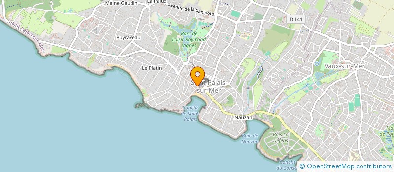 localisation de l'entreprise MADAME ANDREA MAGUY à SAINT-PALAIS-SUR-MER
