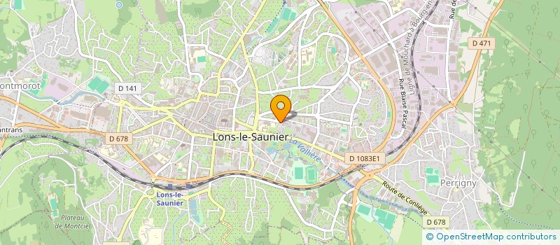 localisation de l'entreprise MADAME ANDREA MAILLARD  LONS-LE-SAUNIER