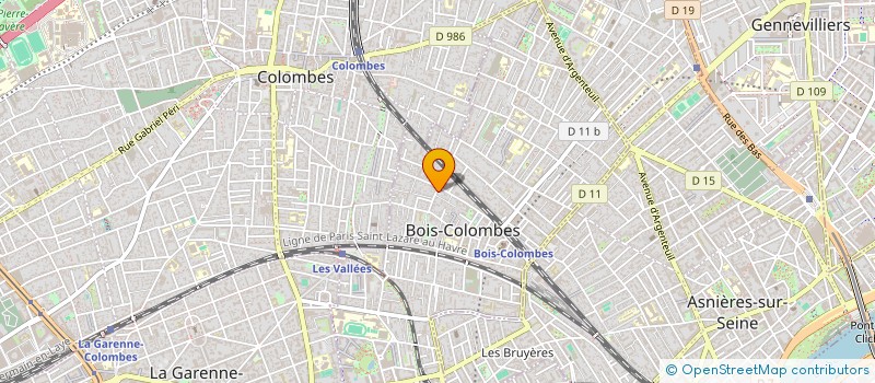 localisation de l'entreprise MADAME ANDREA-MAILYSS GOURLOT à BOIS-COLOMBES