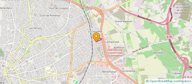 localisation de l'entreprise MADAME ANDREA MALANDA à BEZIERS