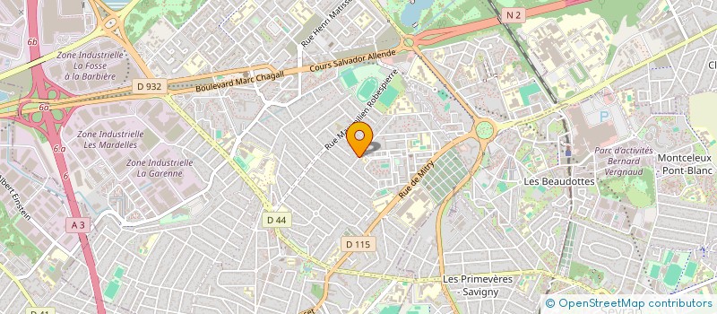 localisation de l'entreprise MADAME ANDREA MANSOURI à AULNAY-SOUS-BOIS