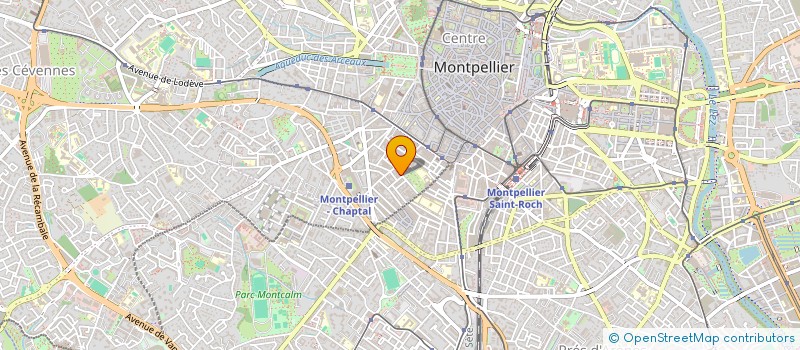 localisation de l'entreprise MADAME ANDREA MANTOVANI à MONTPELLIER