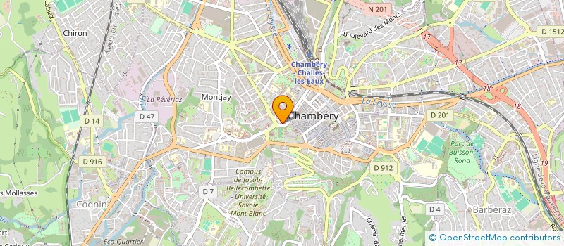 localisation de l'entreprise MADAME ANDREA MARIS  CHAMBERY