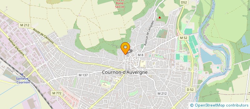 localisation de l'entreprise MADAME ANDREA MARTINS BARROS  COURNON-D'AUVERGNE