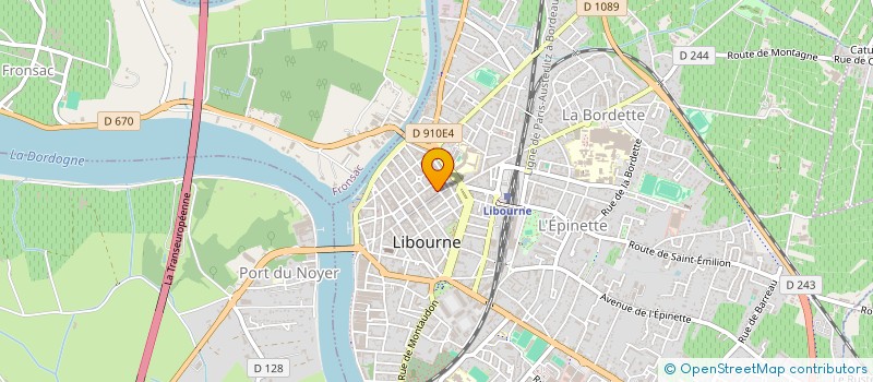 localisation de l'entreprise MADAME ANDREA MAURANGE à LIBOURNE