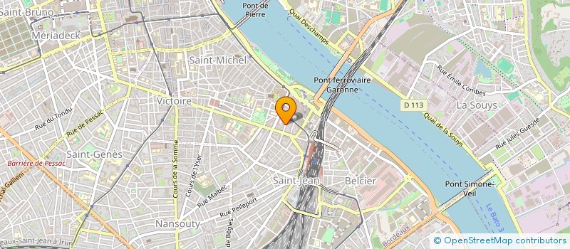 localisation de l'entreprise MADAME ANDREA MICHEL  BORDEAUX