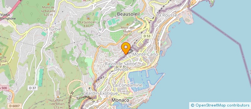 localisation de l'entreprise MADAME ANDREA MIQUEL à BEAUSOLEIL