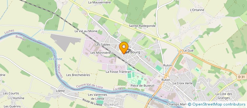 localisation de l'entreprise MADAME ANDREA MOREAU  DESCARTES