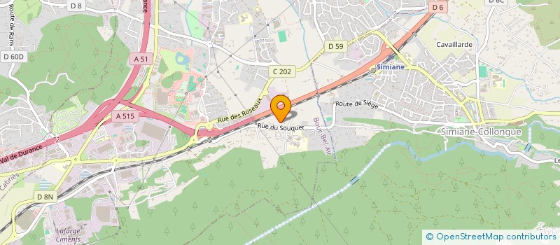 localisation de l'entreprise MADAME ANDREA MOREL  BOUC-BEL-AIR