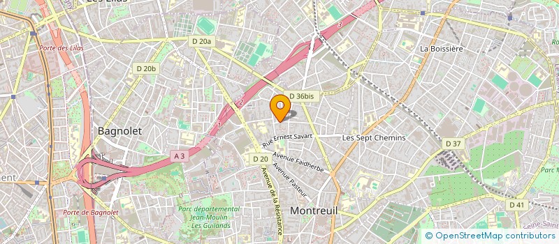 localisation de l'entreprise MADAME ANDREA NOBILI à MONTREUIL