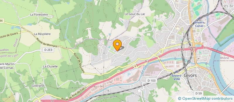 localisation de l'entreprise MADAME ANDREA NOUVET  GIVORS