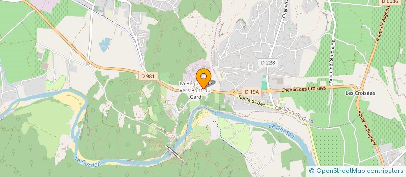 localisation de l'entreprise MADAME ANDREA ORIGHONI  VERS-PONT-DU-GARD