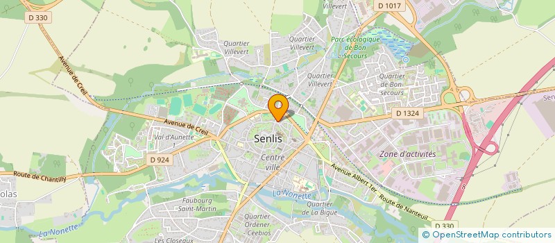 localisation de l'entreprise MADAME ANDREA OSVALD  SENLIS