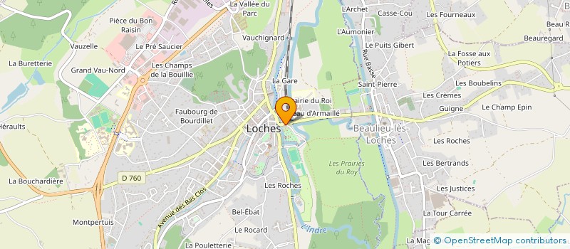 localisation de l'entreprise MADAME ANDREA PAGNIEZ  LOCHES