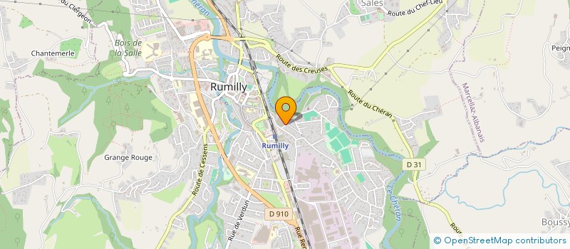 localisation de l'entreprise MADAME ANDREA PAIS  RUMILLY