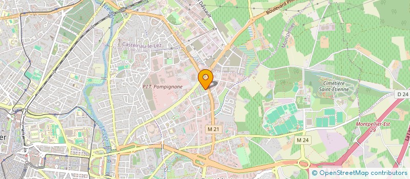 localisation de l'entreprise MADAME ANDREA PARDIN  MONTPELLIER