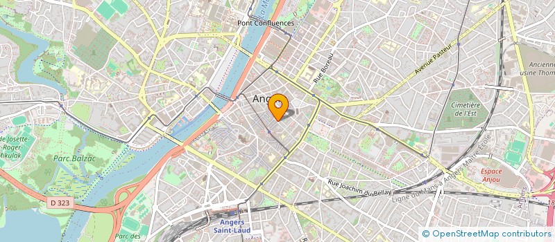 localisation de l'entreprise MADAME ANDREA PARZANI à ANGERS