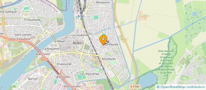localisation de l'entreprise MADAME ANDREA PETIT  ARLES