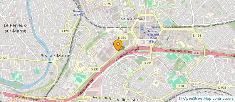 localisation de l'entreprise MADAME ANDREA PILIEGO  VILLIERS-SUR-MARNE