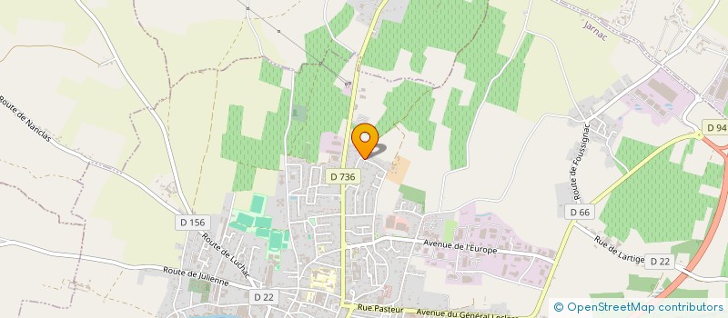 localisation de l'entreprise MADAME ANDREA PINARD  LES METAIRIES