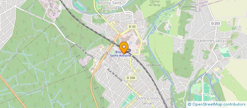 localisation de l'entreprise MADAME ANDREA POLIFONTE  QUINCY-SOUS-SENART