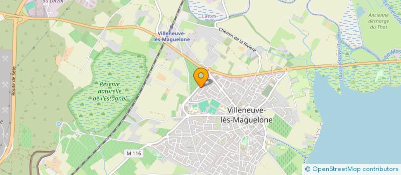 localisation de l'entreprise MADAME ANDREA PONZETTI  VILLENEUVE-LES-MAGUELONE