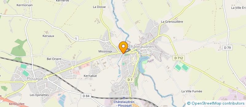 localisation de l'entreprise MADAME ANDREA RANNOU  CHATELAUDREN-PLOUAGAT