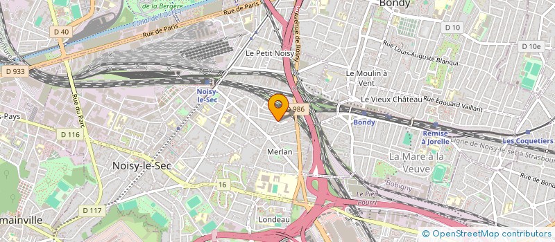 localisation de l'entreprise MADAME ANDREA RASOLO DIT RASOLONJATOVO  NOISY-LE-SEC