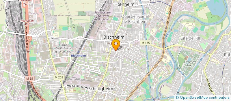 localisation de l'entreprise MADAME ANDREA REINERT à BISCHHEIM