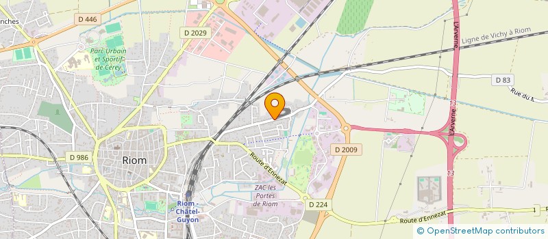 localisation de l'entreprise MADAME ANDREA RODRIGUES  RIOM