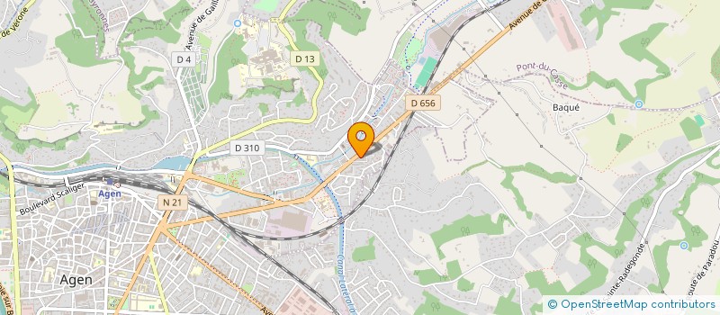 localisation de l'entreprise MADAME ANDREA RODRIGUEZ COSGAYA  AGEN