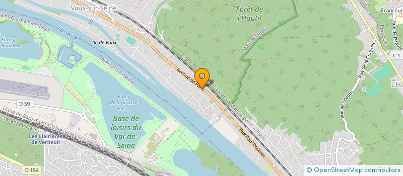 localisation de l'entreprise MADAME ANDREA ROMAN  VAUX-SUR-SEINE