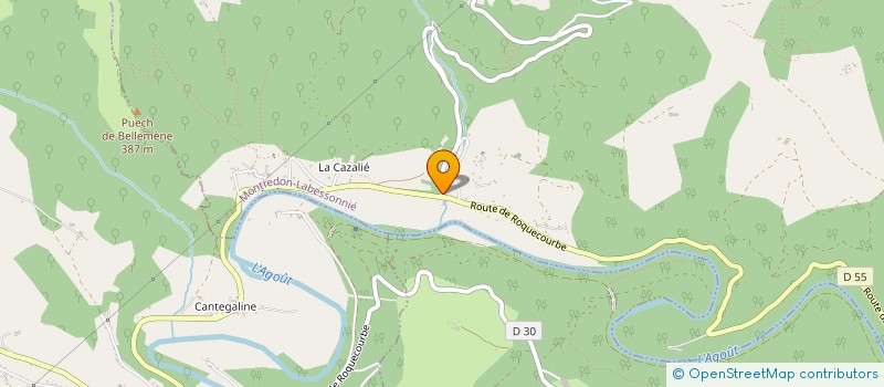 localisation de l'entreprise MADAME ANDREA ROSSIGNOL  MONTREDON-LABESSONNIE